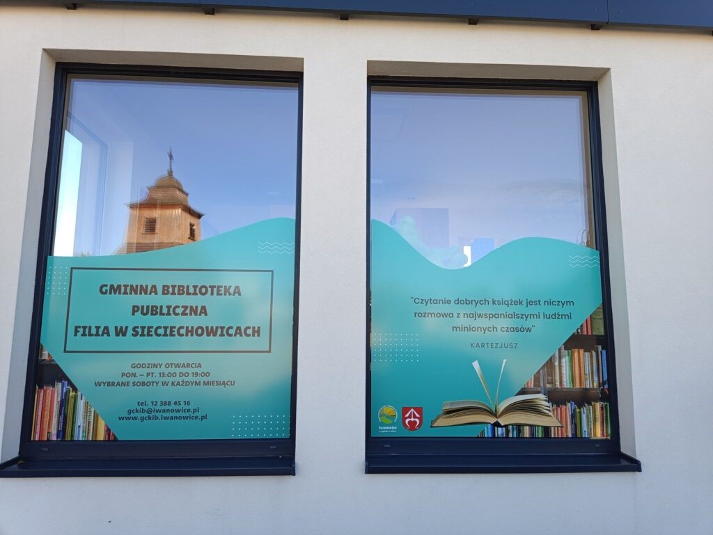 Biblioteka Gminna Filia w Sieciechowicach w nowej lokalizacji